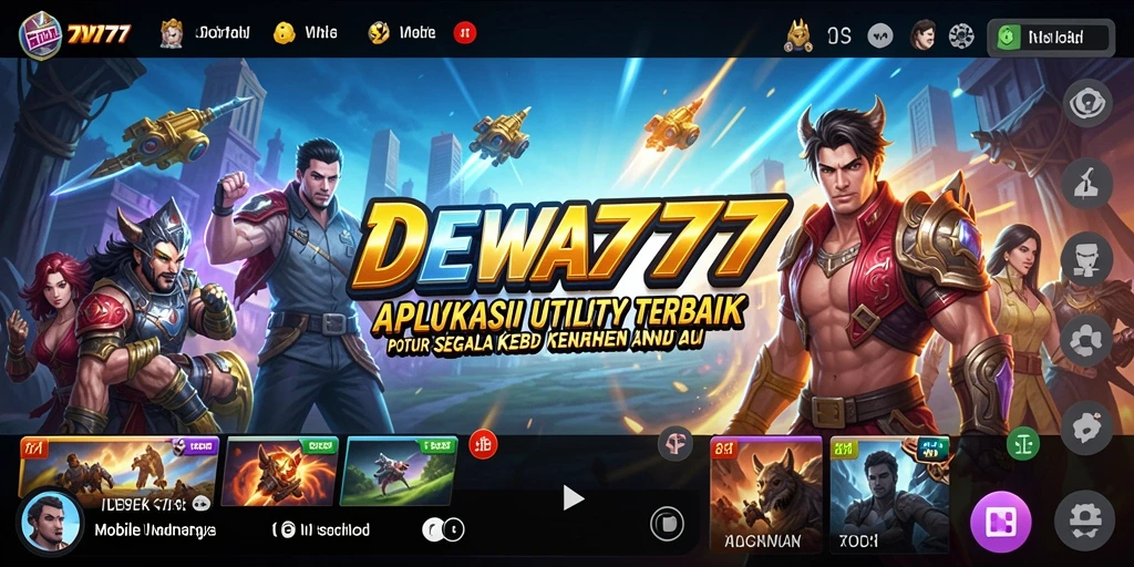 Tampilan antarmuka DEWA777 yang sederhana dan fungsional.