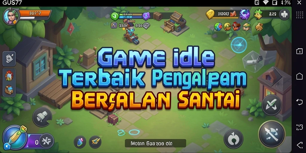 Gameplay santai GUS77 yang menarik dan menyenangkan.