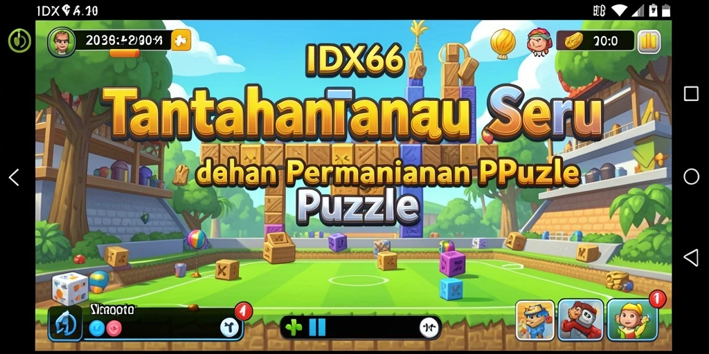Tangkapan layar menunjukkan gameplay menantang dari IDX66 yang menarik.