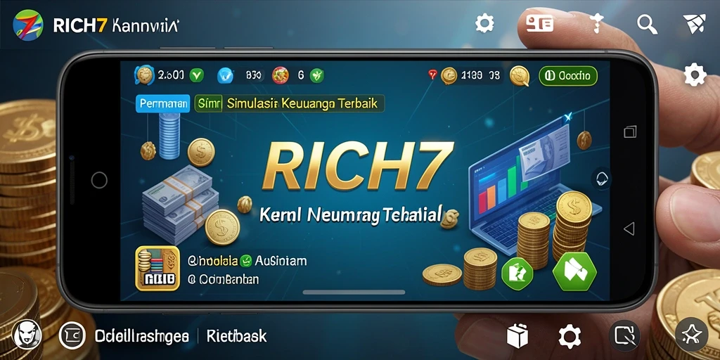 Tampilan gameplay menampilkan simulasi keuangan yang mendalam dan menarik.