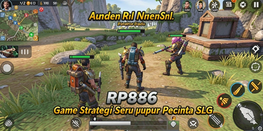 Tangkapan layar gameplay RP886 memperlihatkan aksi pertempuran strategis yang mendebarkan.