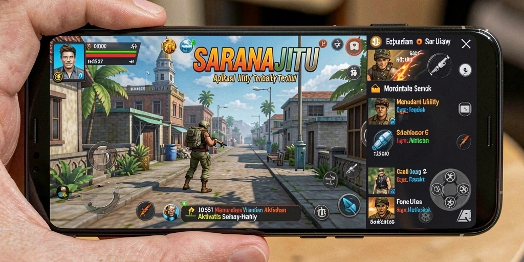 Tampilan antarmuka SARANAJITU yang intuitif dan user-friendly.