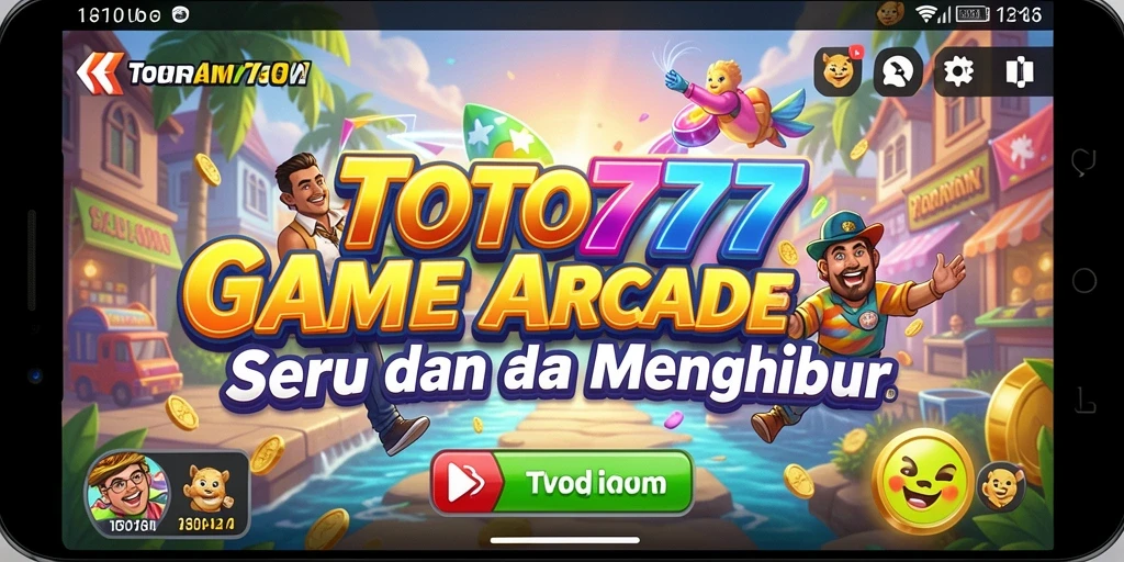 Screenshot gameplay seru TOTO777 saat menghadapi tantangan Arcade.