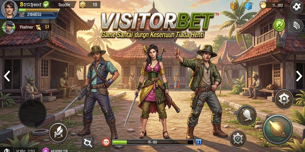 Tangkapan layar gameplay VISITORBET yang seru dan penuh warna.