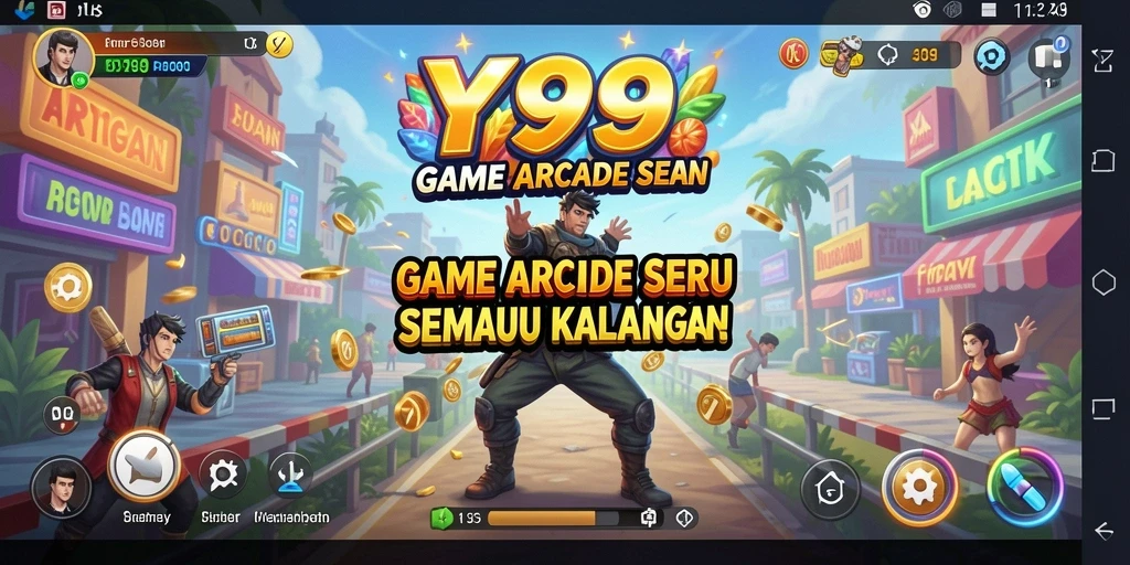 Screenshot Y89 menampilkan aksi gameplay yang seru dan menarik.
